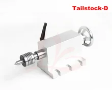 CNC tailstock 4 Axis,MT2 Rotary Axis Lathe Engraving Machine Chuck for Mini CNC router woodworking