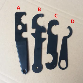 

Multi Tool Heavy Duty Gun Smithing Rifle Wrench For AR15 M16 Castle Nut .223 Collapsible Stock Install Removal