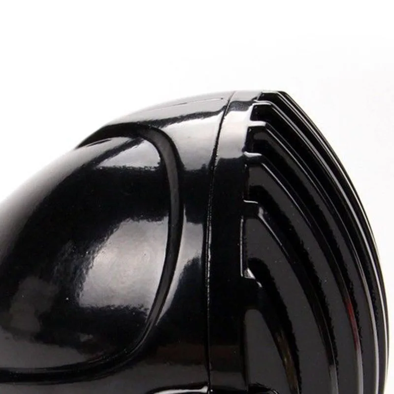 5inch  Motorcycle LED Finned Grill Headlight for Cafe Racer Bobber XS650 CB750