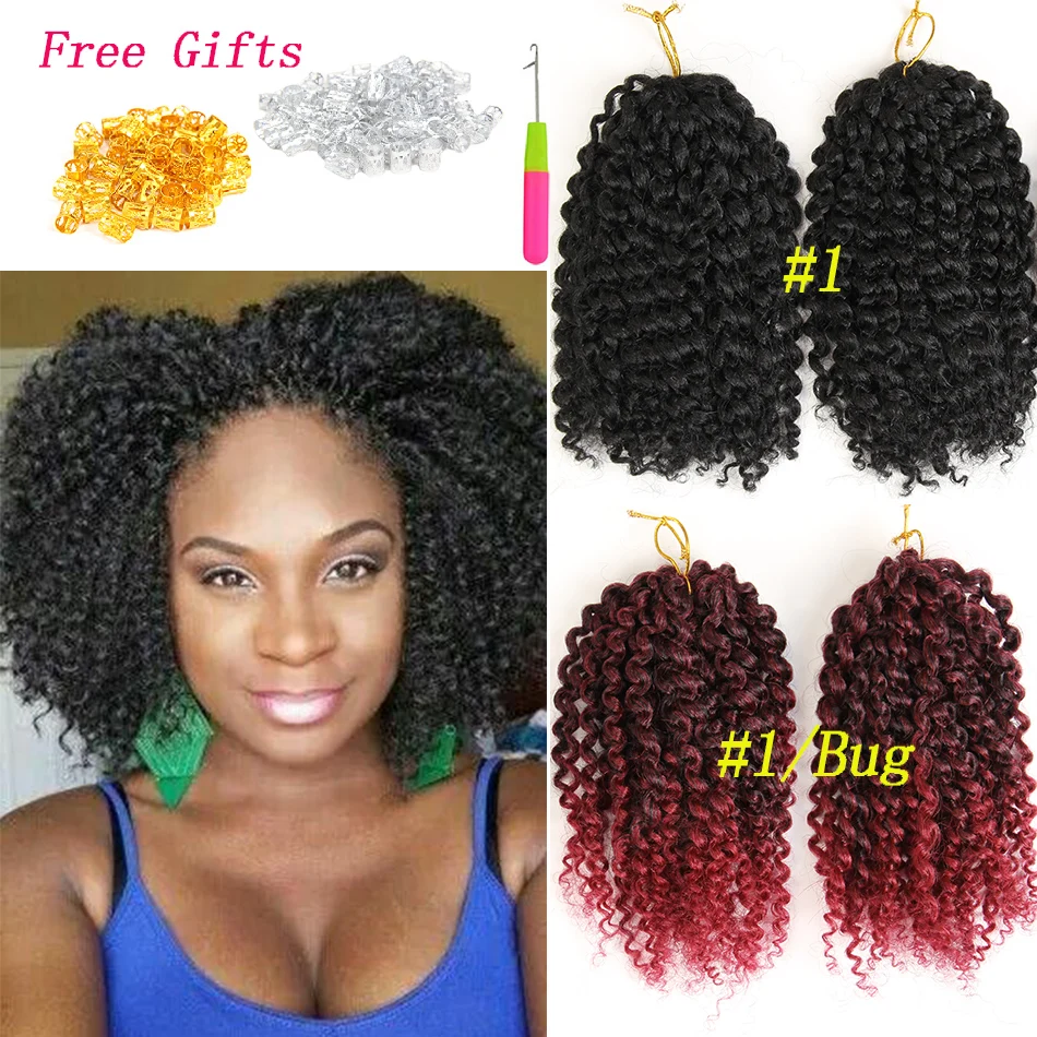 Beautiful Synthetic kinky Curly Hair Extension Curly Crochet Twist Hair