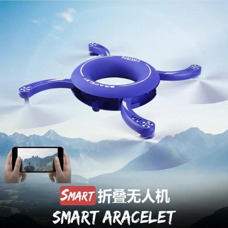 Round Helicopte2.4G Foldable Rotate Altitude hold  720P  HD Camera RC Quadcopter Donut Unique circle WIFI FPV Aerial