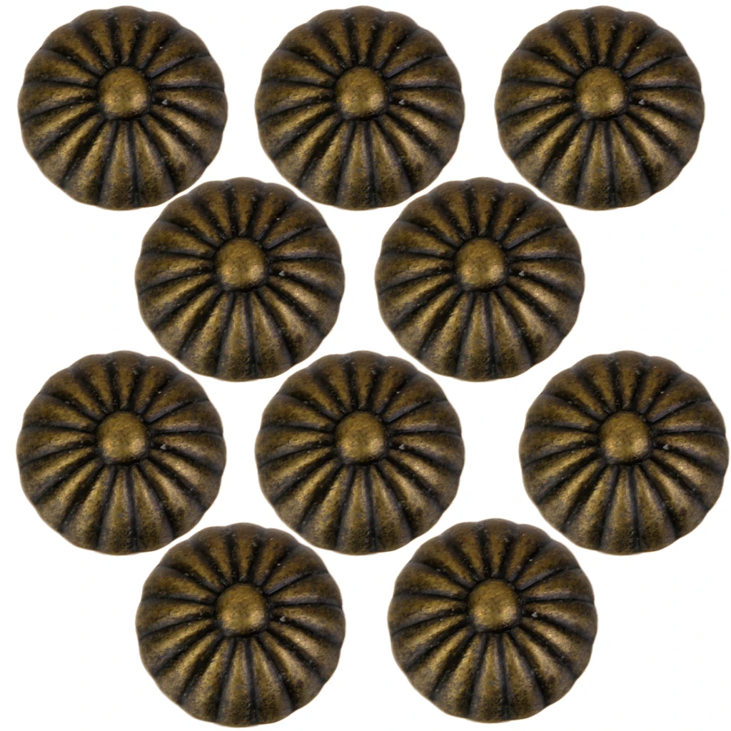 10Pcs Antique Bronze Kitchen Cabinet Drawer Knobs Dresser Cupboard Wardrobe Furniture Pulls Handle Wooden Box Jewelry Box Knobs