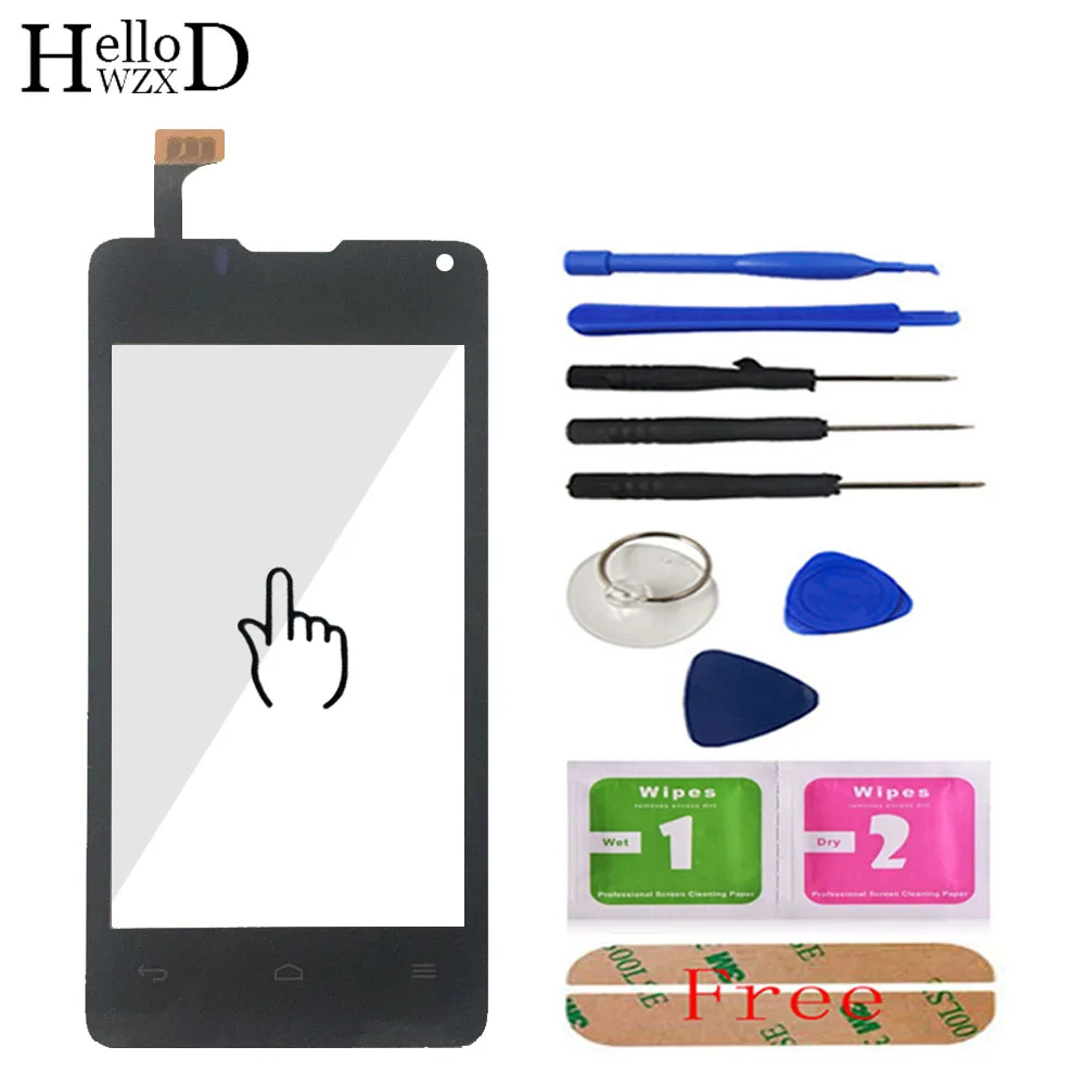 Переднее Сенсорное стекло внешнее для Huawei Ascend Y300 U8833 T8833 сенсорная панель с