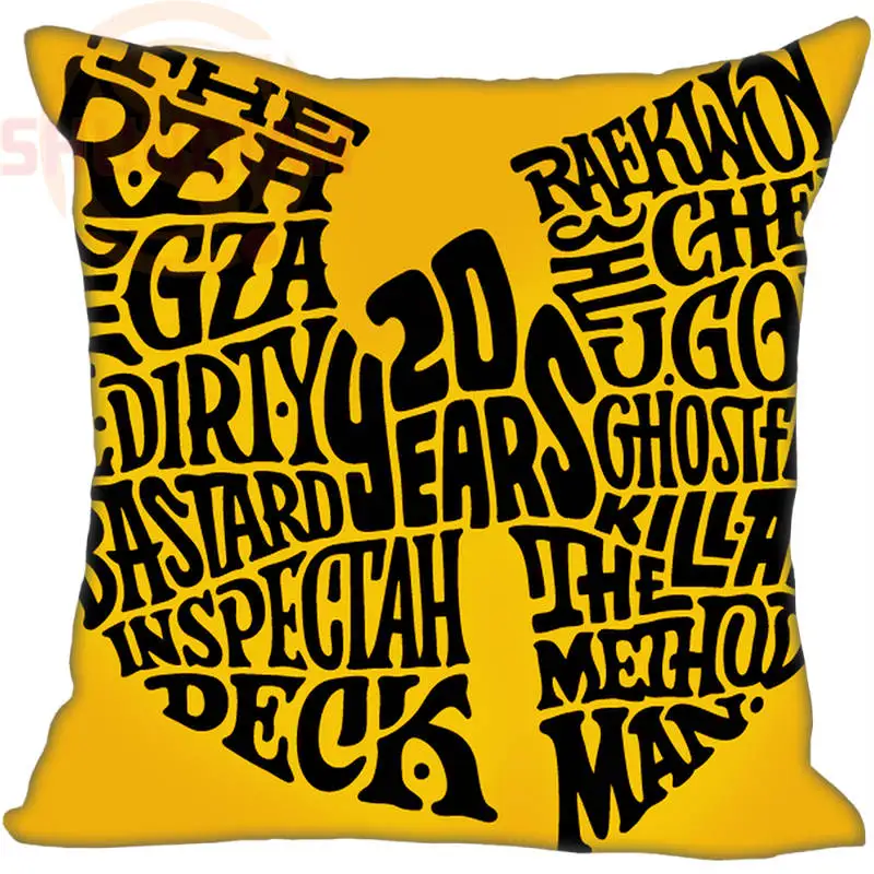 

Hot Sale Custom HIP-HOP Band& Wu-Tang Clan Pillowcase 35X35cm (One Sides)Home Cushion Cover Pillow Cases