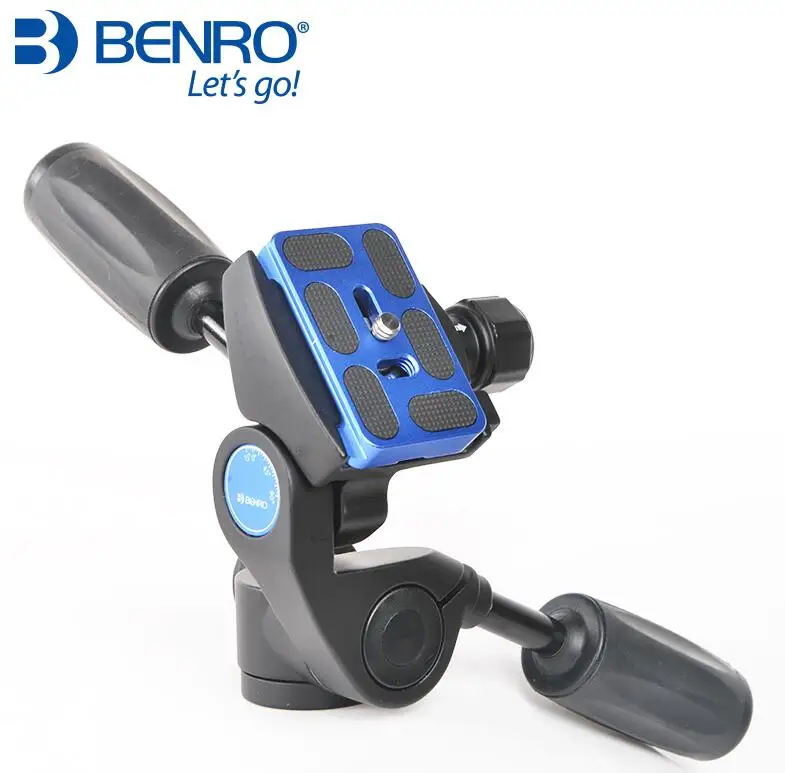 Benro HD1A HD2A HD3A 3-полосная головка трипода с пластиной быстрого крепления для камеры