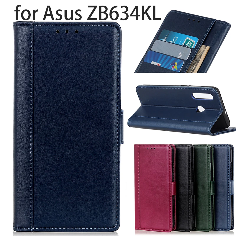 

for Asus zenfone max Shot ZB634KL luxury glossy flip case coque, ZB 634KL protective anti-crack phone cover fundas