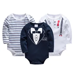 Unisex Baby Bodysuit Set - 100% Cotton Long Sleeve Essentials (6-Pack) - 3-6M (HY2070)