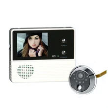 Doorbell2.4” TFT LCD Screen digital door PEEPHOLE viewer SECURITY camera 120 Degree Angle view infrared night vision