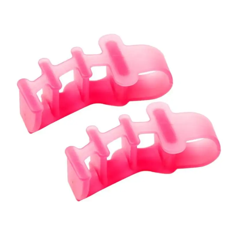 

2pcs/pair Silicone Gel Foot Pedicure Toe Separator Brace Hallux Valgus Correction Foot Care Tools
