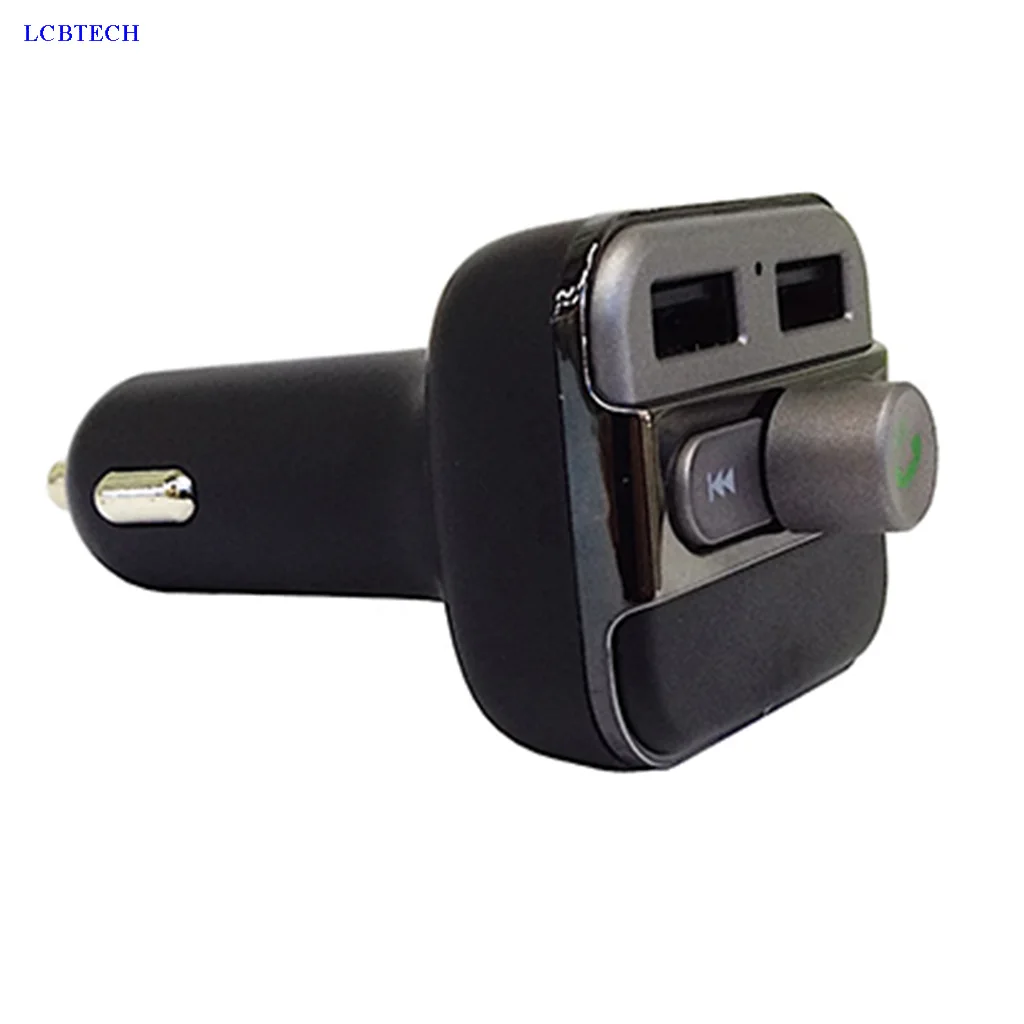 

Wireless Bluetooth Handsfree Car Kit FM Stereo System Car Audio MP3 Player With Dual USB Charging Port And A2DP Function