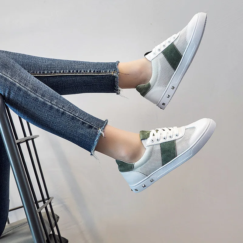 

2019 new Simple round head women's shoes Comfortable and breathable women's shoes Flat women's shoes