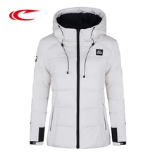 SAIQI новая теплая походная теплая женская зимняя куртка с длинным рукавом, плотное хлопковое пальто, верхняя одежда, полиэстер, мягкая ткань, пуховик 246802