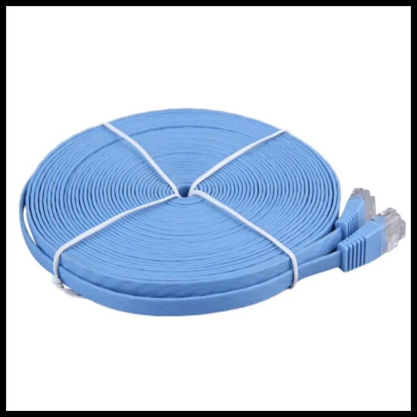 FreeshippingCAT 6 сетевой кабель 0 5/1/2/3/5/10/15/20/25 м RJ45 CAT6 8P8C на плоской подошве Ethernet
