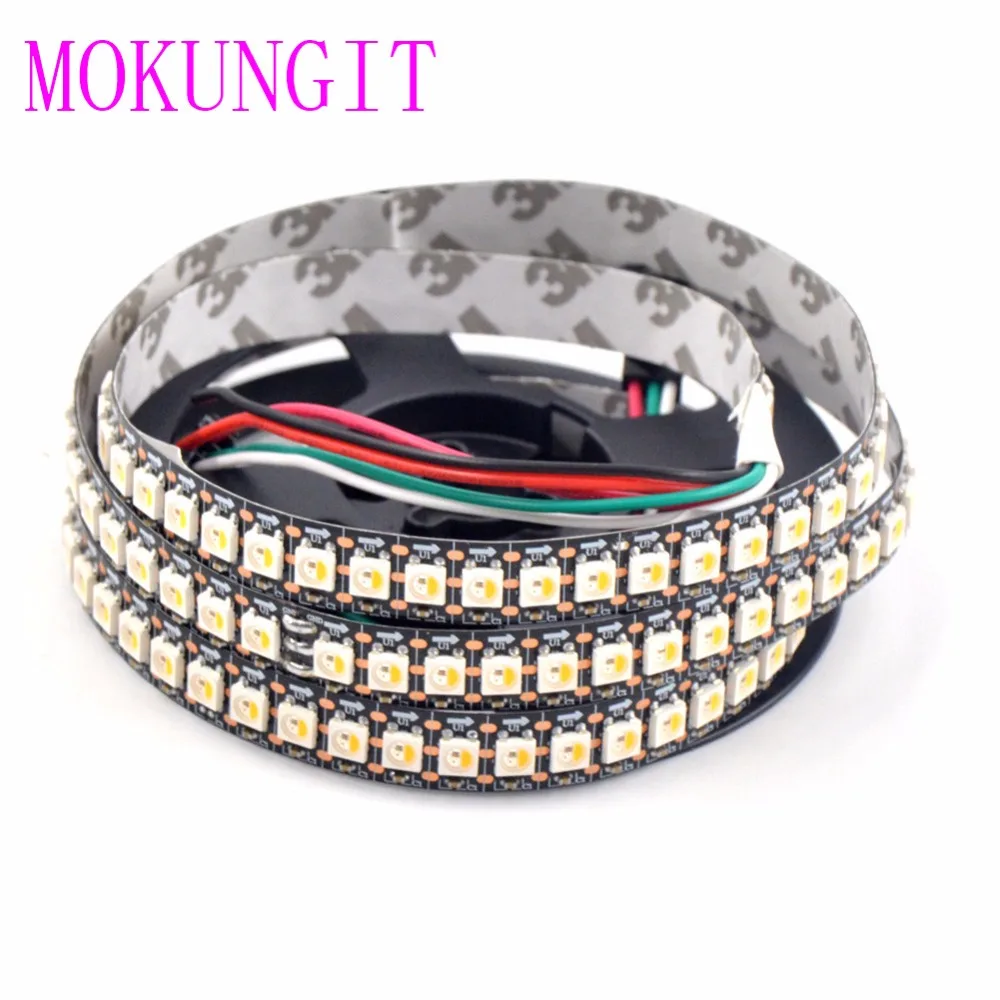 Tiras de Led ip67 pcb preto branco dc5v Número Led/m : 144 Pcs/m