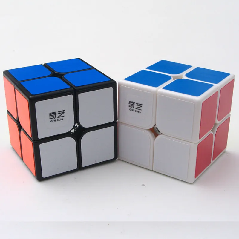 QIYI QIDI 2X2X2 для скоростного магического кубика карманный цветной пазл
