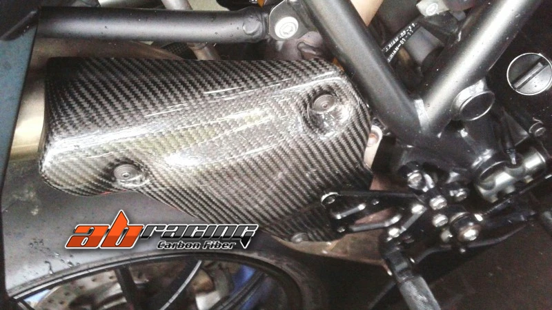 Выхлопная Тепловая Крышка для Ducati 848 1098 1198 полностью из углеродного волокна 100%
