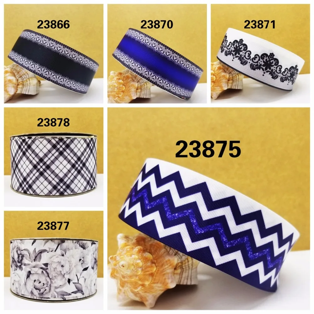 

Free shipping 50 yard cartoon printed grosgrain ribbon 23875