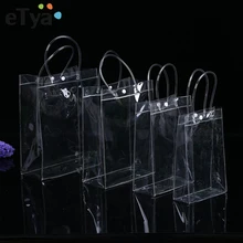 ETya, Прозрачная женская сумка, модная, ПВХ, для путешествий, для хранения, сумки для покупок, большая емкость, прозрачная пляжная сумка, ручные сумки, косметика, тоут