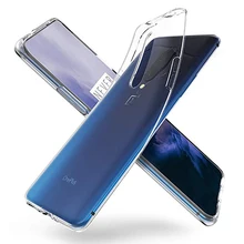 For Oneplus 7 Pro Soft Tpu Clear Transparent Slim Silicone Back Cover Case Shell Ultra Thin Anti-knock Shockproof