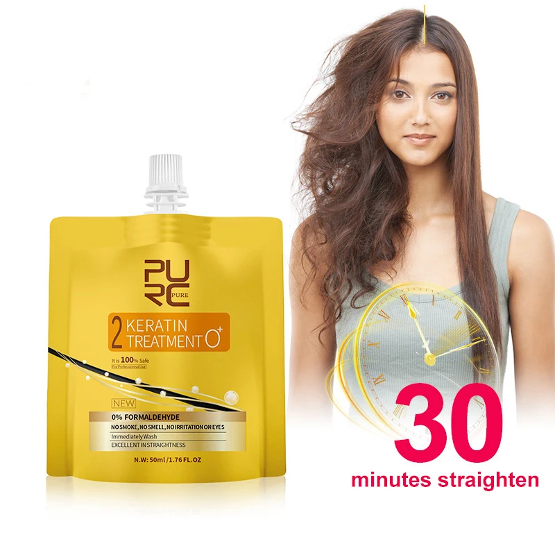 

3PCS Keratin Treatment Hair Mask Set Zero Formaldehyde No Irritation Repair And Straighten Damage Hair Scalp Treatment TSLM2
