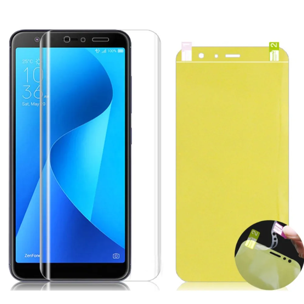 Мягкая Гидрогелевая пленка zenfone Max Pro M1 M2 полное покрытие Защита экрана для Asus ZB631KL