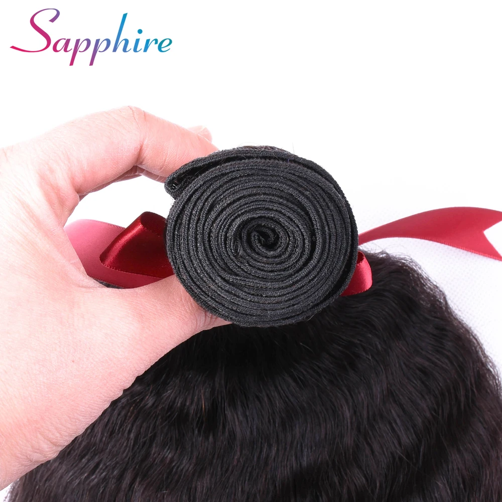 Sapphire Peruvian Kinky Straight Hair Bundles Human Hair Bundles Non-Remy Human Hair Extensions 1 Piece Double Weft Sapphire Peruvian Kinky Straight Hair Bundles Human Hair Bundles Non-Remy Human Hair Extensions 1 Piece Double Weft