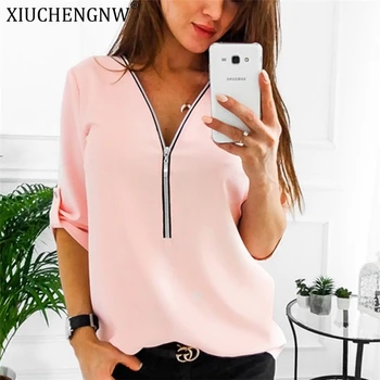 

Korean Clothes Casual Tshirt Shirts Women V-Neck TShirts Streetwear Clothing Women Poleras Mujer De Moda 2019 Tee Shirt Femme