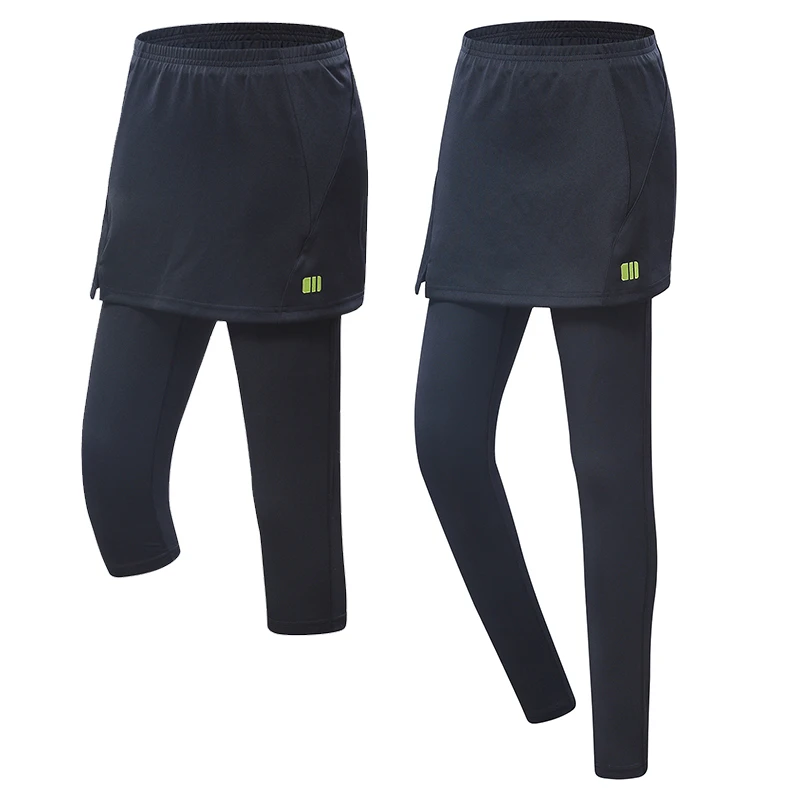 Otoño Invierno mujer deportes Pantskirt bádminton ropa pantalones de tenis de mesa falda de secado rápido ropa de tenis|Falda pantalón de tenis| -