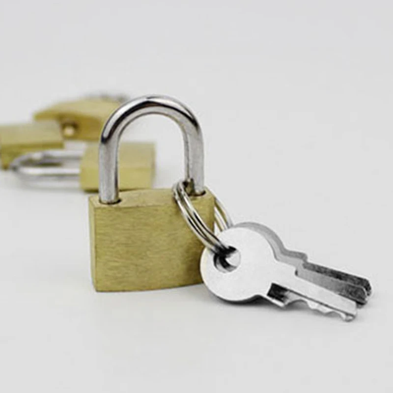 20MM Small Copper Lock Luggage Case Padlock Box case lock mini lock lovers lock