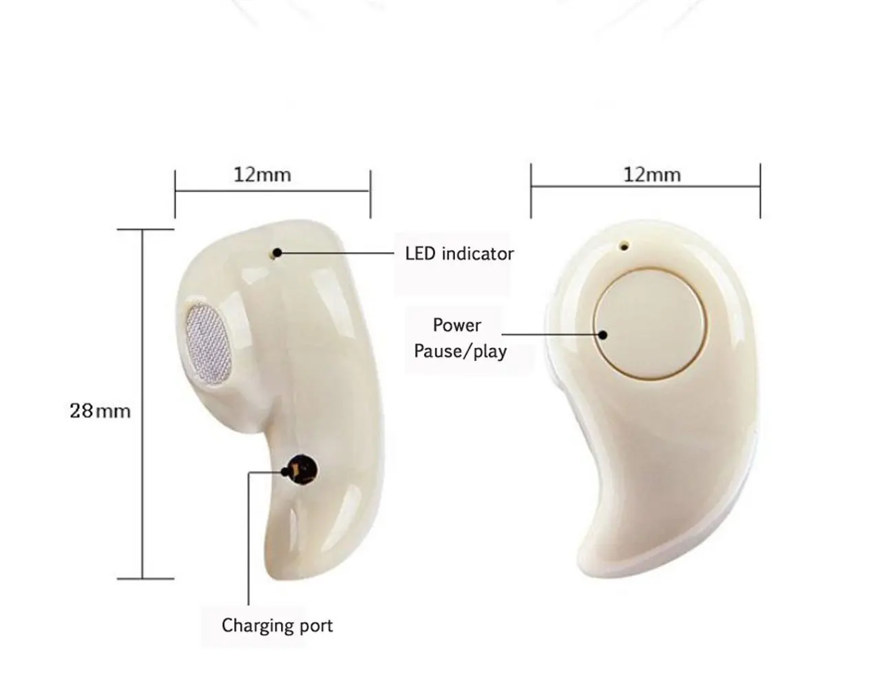 Mini Ultra-small Wireless S530 V4.0 Stereo Bluetooth Headset Earphone Earbud Phone Devices