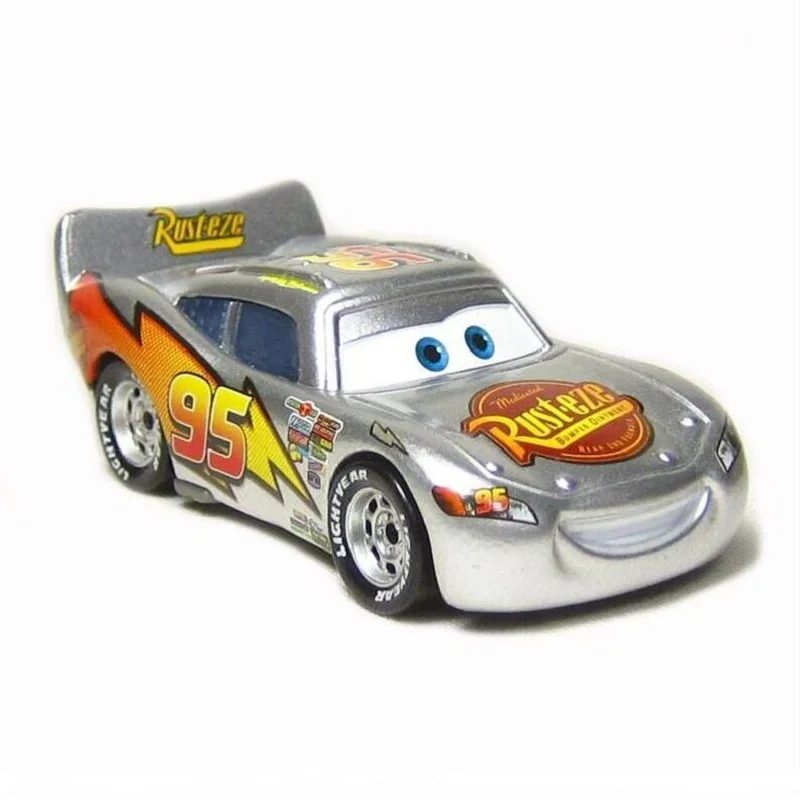 Автомобили disney «Тачки» № 95 Dinoco McQueen металл литья под давлением игрушечный автомобиль 1:55 Свободные Новое Cars2 и Cars3