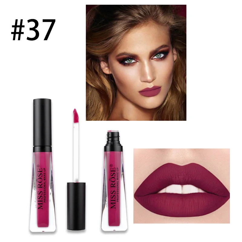

6 Colors Matte Lip Gloss Lip Tint Cosmetic Long-lasting Lipstick Sexy Lip Kit Matte Liquid Nude Makeup Lip Stain TSLM1