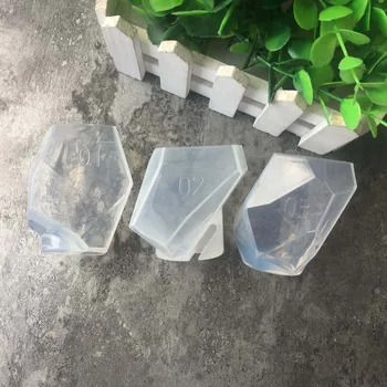 

Transparent Silicone Mould Dried Flower Resin Decorative Craft DIY stone Mold cutting shpe Type epoxy resin molds for jewelry