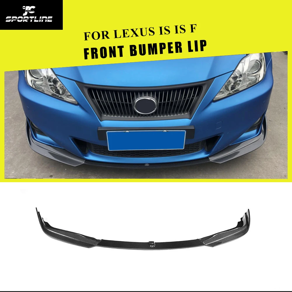 Carbon Fiber Front Bumper Lip Spoiler Splitters for LEXUS IS250 300 IS