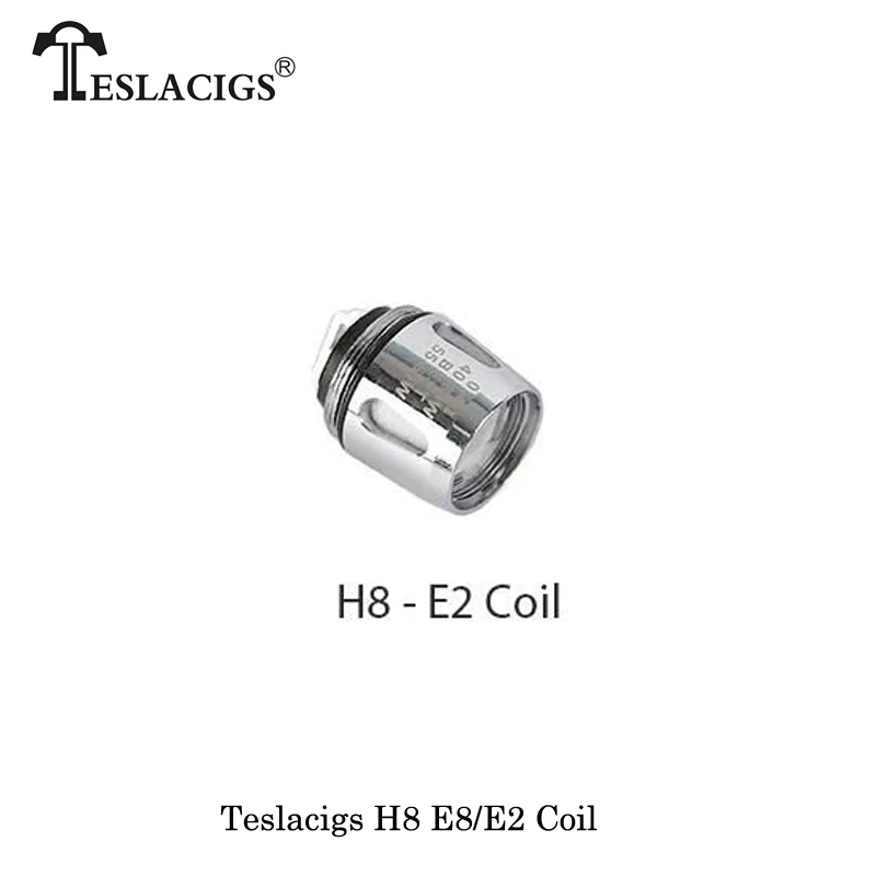 Электронная сигарета оригинал Tesla H8 Танк катушка E8/E2 для Teslacigs мини/SMOK TFV8 ребенок