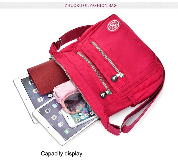 Женская сумка-мессенджер на плечо, роскошные сумки, женские сумки, дизайнерские сумки, женская однотонная нейлоновая пляжная сумка-Кроссбоди