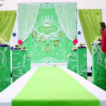 

Luxury Wedding decoration Wedding Carpet Runner Church Stage Hall Wedding Carpet Aisle Runner Mats white red pink blue 50 meters