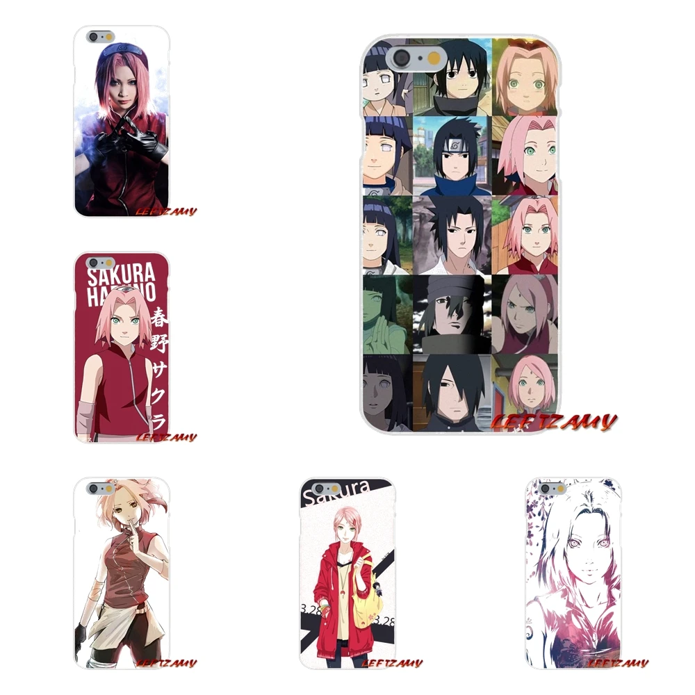 Аксессуары чехлы для телефонов Haruno Sakura Naruto Shippuden iPhone X XR XS MAX 4 4S 5 5S 5C SE 6 6S 7 8 Plus |