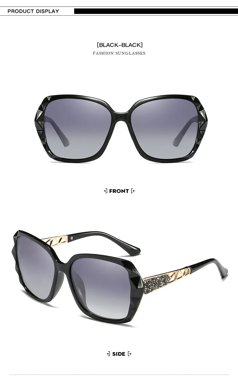 Женские роскошные брендовые дизайнерские поляризационные солнцезащитные очки, женские солнцезащитные очки, призматические очки Oculos De Sol, аксессуары UV400