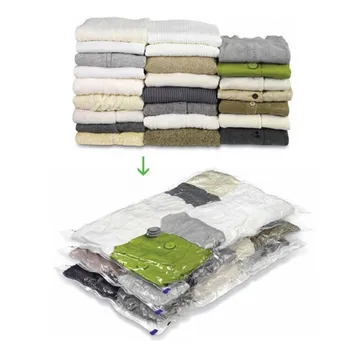 

Vacuum Bag For Clothes Transparent Bag Under Bed Vacuum Storage Bag Wardrobe Closet Organizer Saving Space Seal Bags