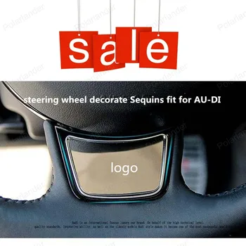 

Free shipping!Steering Wheel sticker For AU-DI New A4L A1 A3 A5 A7 Q3 Steering Wheel sequin