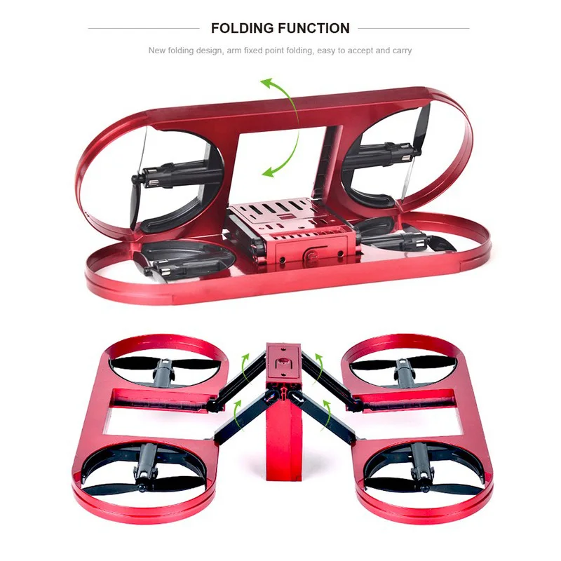 TYRC TY6 Foldable Remote Control Quadcopter Flying Toys Self Timer Drone with Camera 720P RC Helicopter Floating Flying Toys (2)