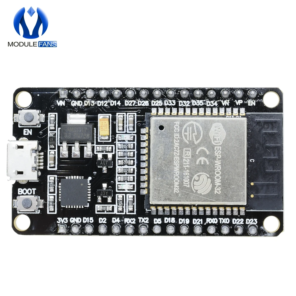 ESP32 CP2102 ESP32S ESP-32S беспроводной WiFi Bluetooth макетная плата Micro USB двухъядерный усилитель мощности фильтрующий модуль