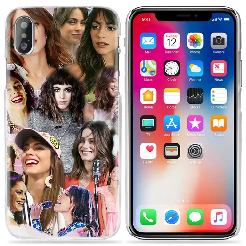 Чехол Martina Stoessel Violetta Girl для iPhone XS Max XR X 10 7S 8 6 6S Plus 5S SE 5 4S 4 5C Прозрачный жесткий чехол для телефона из поликарбоната - Цвет: 04