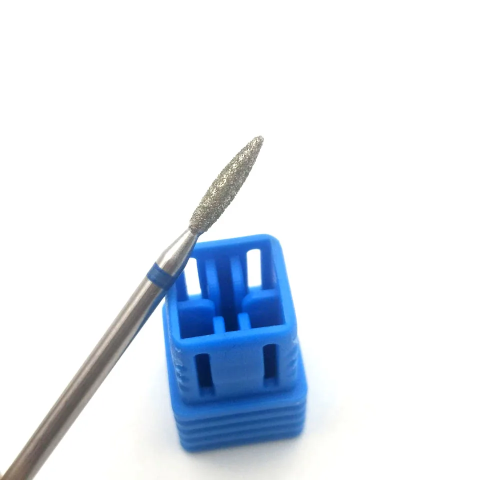 HYTOOS Cone Diamond Nail Drill Bit 3/32" Rotary Burr Manicure Cutters Pedicure Tools Electric Drill Accessories Nail Mill-H0210D 5