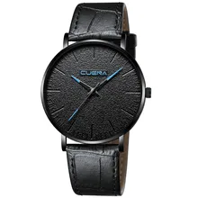 CUENA мужские наручные часы брендовые Роскошные ультратонкие аналоговые кварцевые Бизнес Мужские наручные часы тонкий relogio masculino