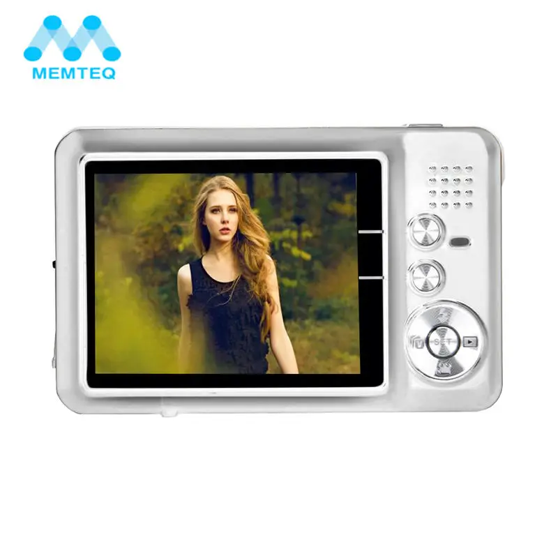 

MEMTEQ Digital Camera 18.0MP 2.7 Inch TFT LCD Monitor 8X Digital Zoom 720P HD Video Digital Camera Supported 32GB Smile Capture
