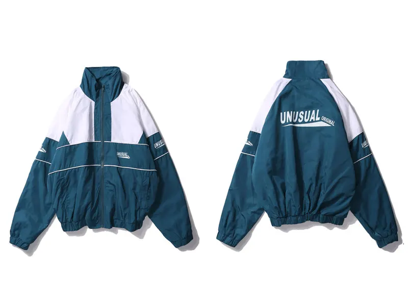 Vintage Color Block Patchwork Track Jackets 6