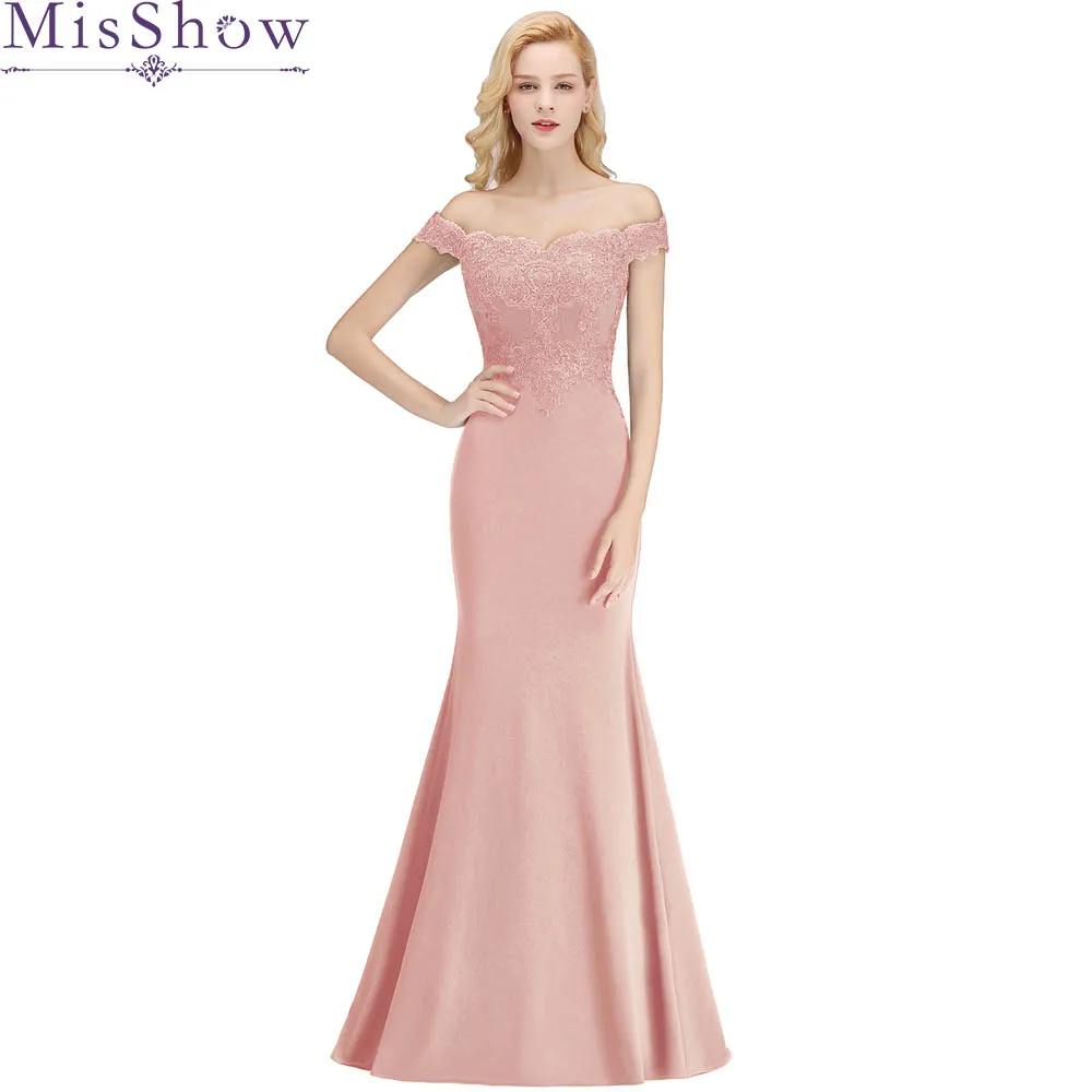 New Pink Evening Dress Abendkleider 2019 off the shoulder Mermaid Prom Dress Satin Appliques Evening Dresses Long Robe De Soiree New Pink Evening Dress Abendkleider 2019 off the shoulder Mermaid Prom Dress Satin Appliques Evening Dresses Long Robe De Soiree