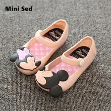 Mini SED Girls shoes princess 2017 Summer Girls Sandals Cute Children Baby Shoes Sandals for girls Jelly shoes Kids sandals